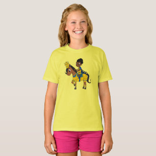 Princess och pony tecknad t shirt