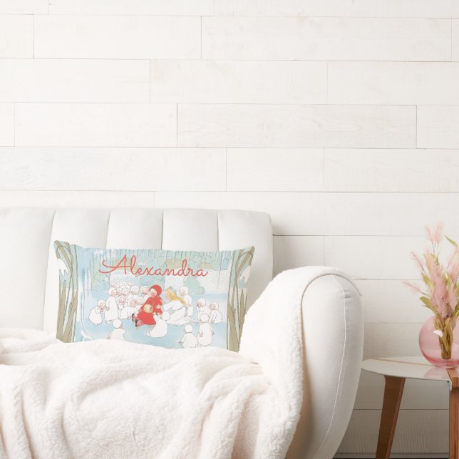 Princess och Snö Children Sibylle Von Olfers Lumbarkudde (Soffa)