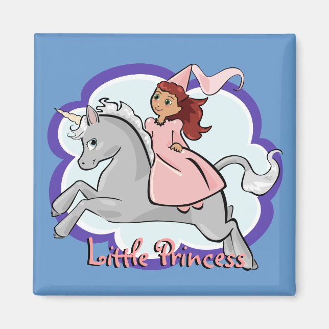 Princess och Unicorn Magnet (Framsidan)