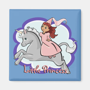 Princess och Unicornmagnet Magnet