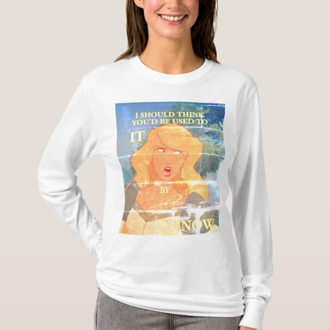 Princess Odette "aldrig Din" långärmadT-tröja Tee Shirt (Framsida)