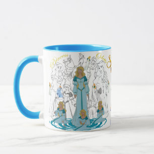 Princess Odette Skissa Råna med kulöra Rim&Handl Mugg