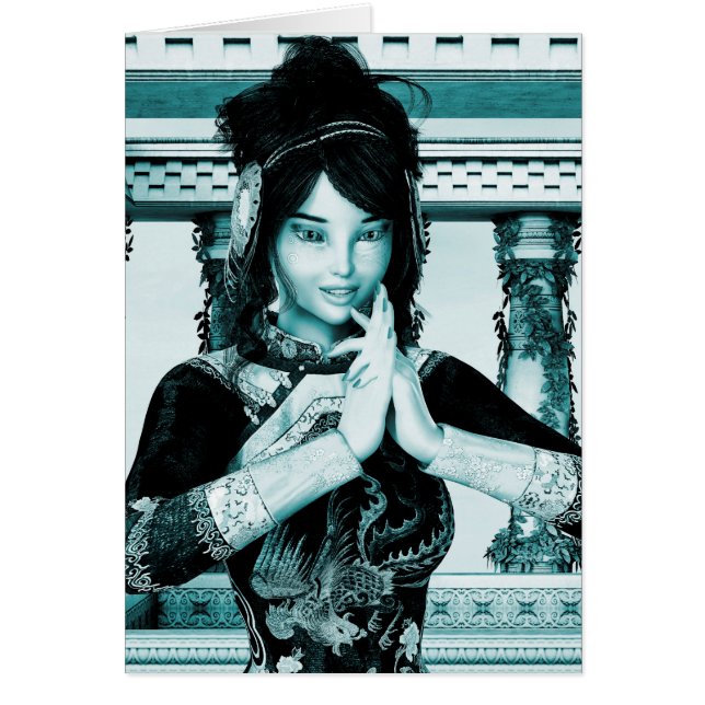 Princess of China Hälsningskort (Framsidan)