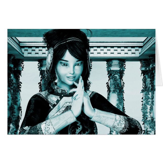 Princess of China Hälsningskort (Framsidan Horizontal)