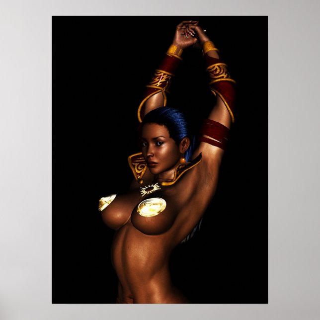 Princess of Mars Fantasy Girl Poster (Framsidan)