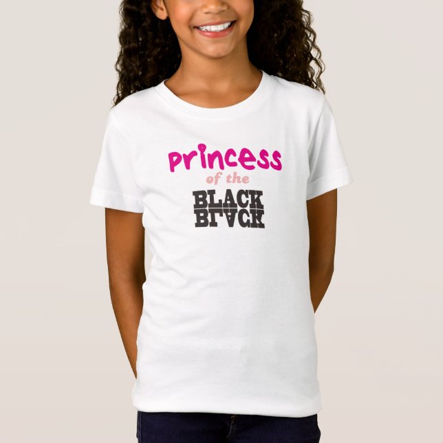 Princess of the BLACK T Shirt (Framsida)