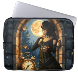 Princess of the Clocks – Keeper of Moonlit Hours. Laptop Fodral
