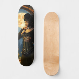 Princess of the Clocks – Keeper of Moonlit Hours. Mini Skateboard Bräda 18,5 Cm