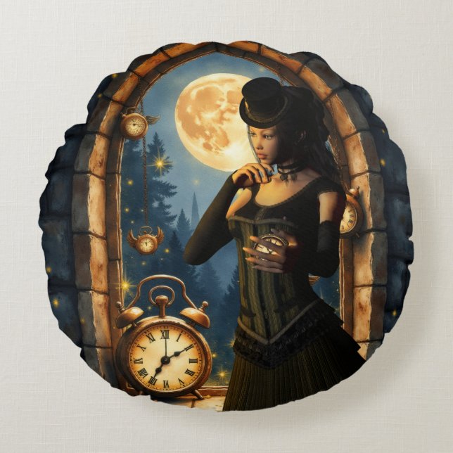 Princess of the Clocks – Keeper of Moonlit Hours.  Rund Kudde (Framsidan)