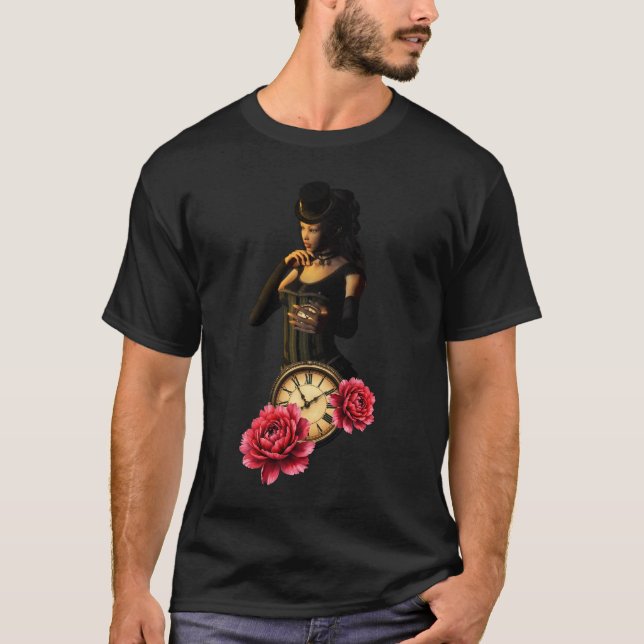 Princess of the Clocks – Keeper of Moonlit Hours.  T Shirt (Framsida)