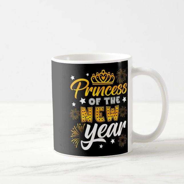 Princess Of The New Year 2026 New Years Eve Firewo Kaffemugg (Höger)