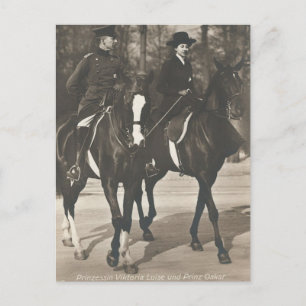 Princess of Tyskland ridhäst sidesaddle #057 Vykort