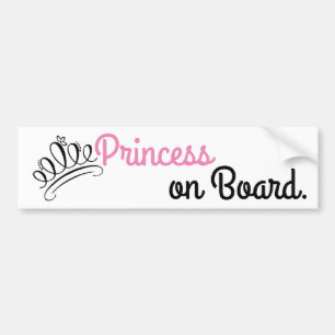 "Princess ombord" bildekal