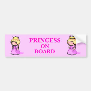 Princess ombord bildekal