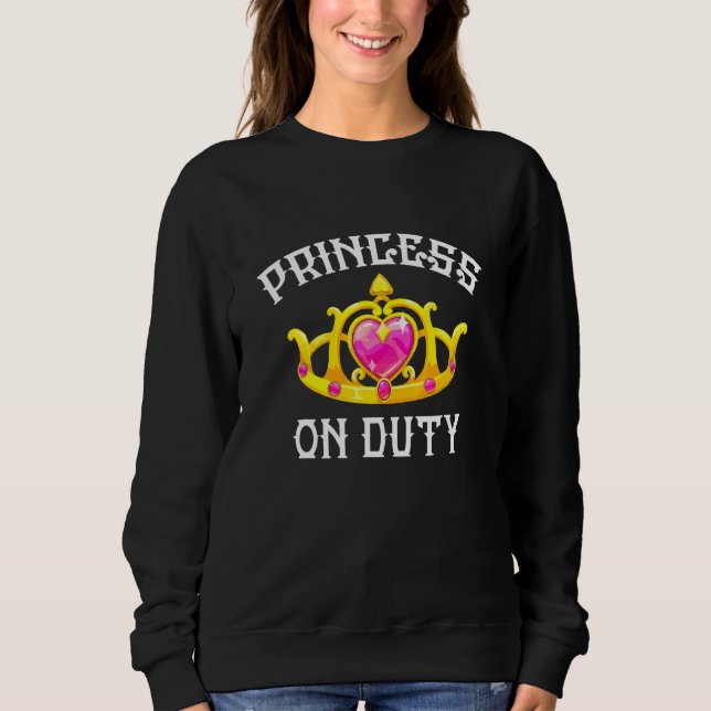 Princess On Duty Krona T Shirt (Framsida)