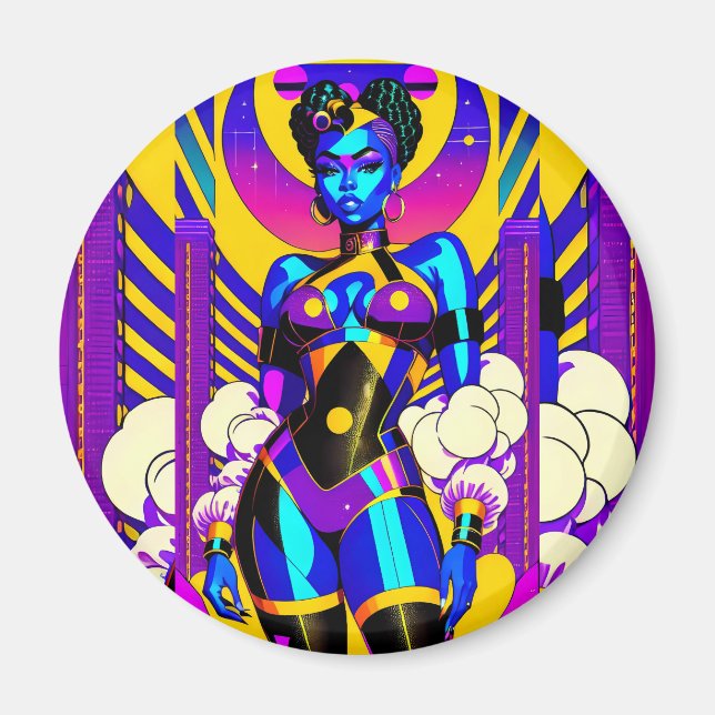 Princess on the Prowl - Ken Gage Art Magnet (Framsidan)