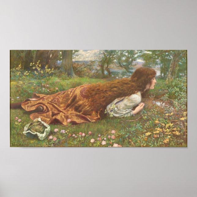 Princess Out School av Edward Robert Hughes Poster (Framsidan)