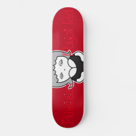 Princess på Royal Red 2 Mini Skateboard Bräda 18,5 Cm