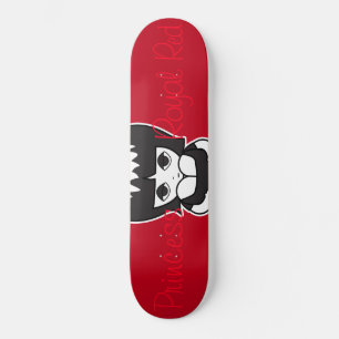 Princess på Royal Red Mini Skateboard Bräda 18,5 Cm