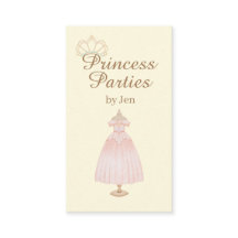 Princess Party Affärskort