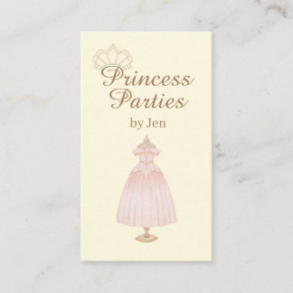 Princess Party Affärskort Visitkort