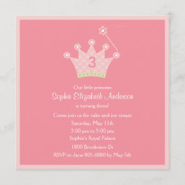 Princess Party-inbjudan Inbjudningar