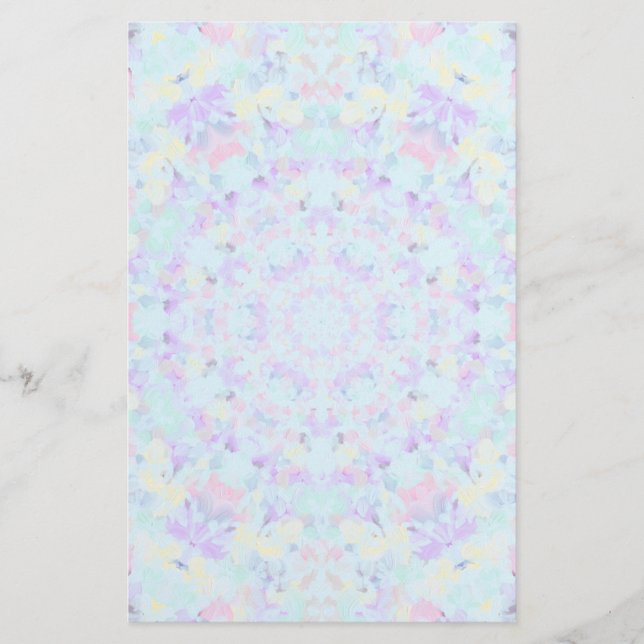 Princess Pastell Mandala Brevpapper (Framsida)