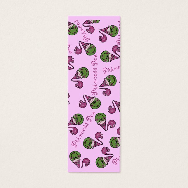 Princess Pea Bookmark Litet Visitkort (Framsidan)