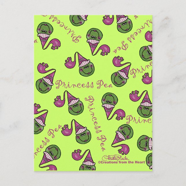 Princess Pea Vykort (Framsida)