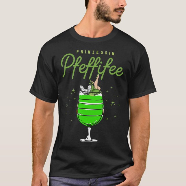 Princess Pepffifee Saufen Apres Ski with Peppermin T Shirt (Framsida)