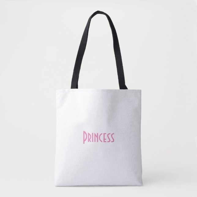 Princess Queen Prated Shoulder-Tote Wallets-Bags Tygkasse (Framsida)