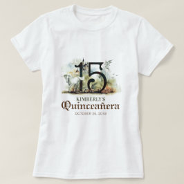 Princess Quinceanera 15:e Födelsedagsfesten T Shirt
