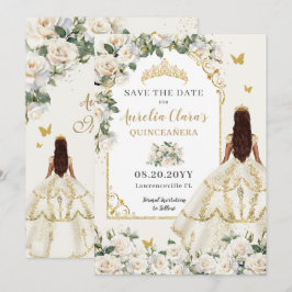 Princess Quinceañera Champagne Ivory Ro Dress Spara Datumet