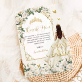 Princess Quinceañera Champagne Ivory Ro Dress Tack Kort