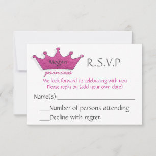 Princess R.S.V.P OSA Kort