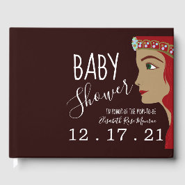Princess Red Baby Shower Gästböcker