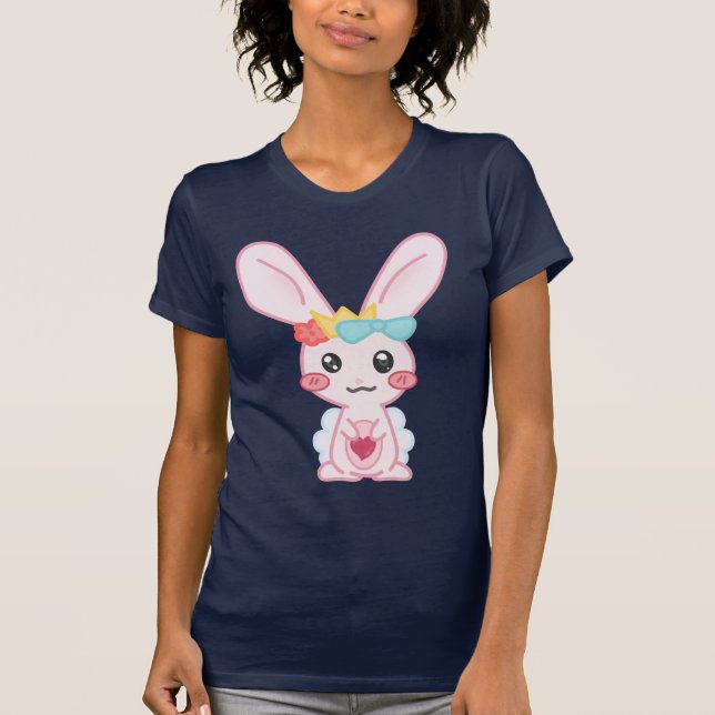 Princess Regnbåge V-Nacke T-shirt (Framsida)