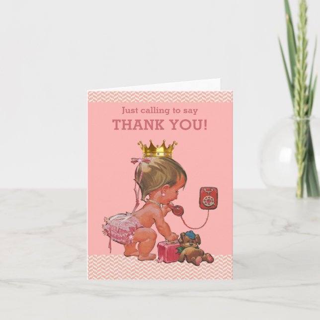 Princess Ringing to say Tack Baby Shower (Framsida)