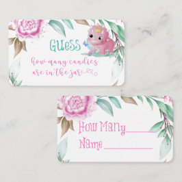 Princess Rosa Dinosaur hur många kaner som finns i Visitkort