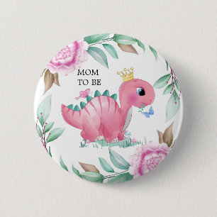 Princess Rosa Dinosaur Peony Mamma to be Baby Show Knapp