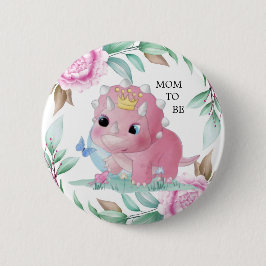 Princess Rosa Dinosaur Peony Mamma to be Baby Show Knapp