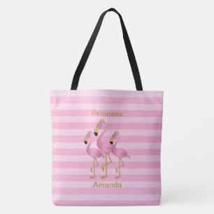 Princess Rosa Flamingos - Personalize Tygkasse
