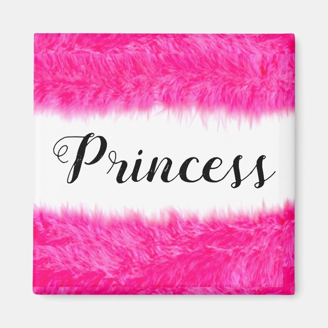 "Princess Rosa Fluff" Magnet (Framsidan)