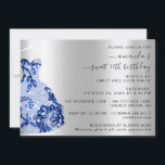 Princess Royal Dress Sweet 16th Blue Navy Princess Inbjudningar<br><div class="desc">För elegant är moderna trending babydusch Sparkly lyxury tittar fötter den viktigaste orsaken till denna inbjudan florenceK-design</div>