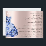 Princess Royal Ro Dress Sweet 16th Blue Navy Inbjudningar<br><div class="desc">För elegant är moderna trending babydusch Sparkly lyxury tittar fötter den viktigaste orsaken till denna inbjudan florenceK-design</div>