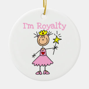 Princess Royalty Julgransprydnad Keramik