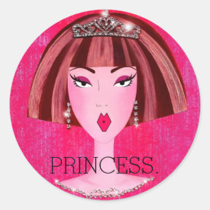 "PRINCESS." RUNT KLISTERMÄRKE