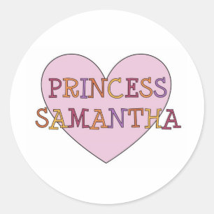 Princess Samantha Runt Klistermärke