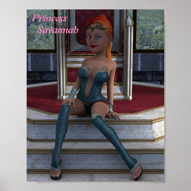 Princess Savannah Poster (Framsidan)