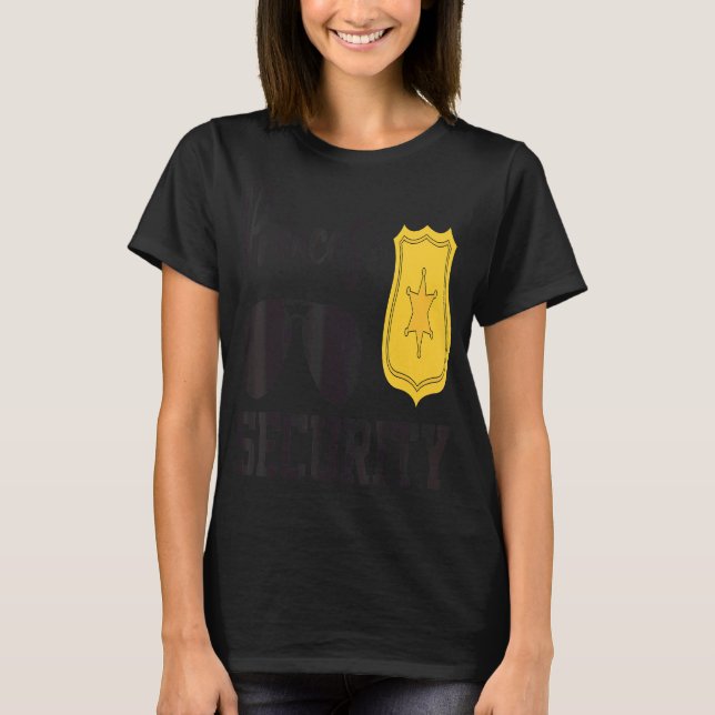 Princess Security Big Brother Birthday Announcemen T Shirt (Framsida)